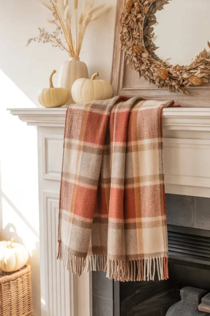 Plaid Textile Accent