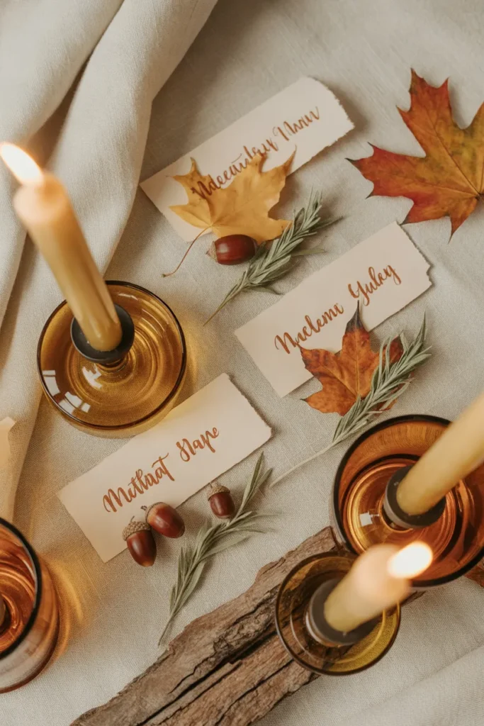 Pressed Leaf Cards