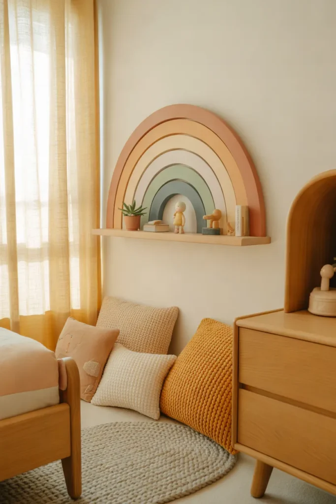 Rainbow Wall Shelf