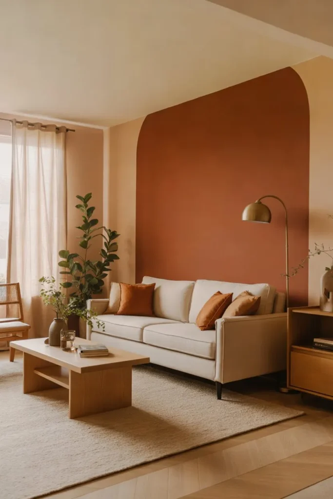 Rust Accent Wall