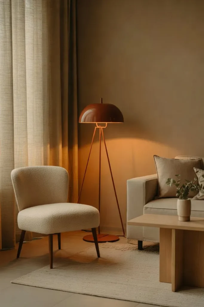 Rust Floor Lamp