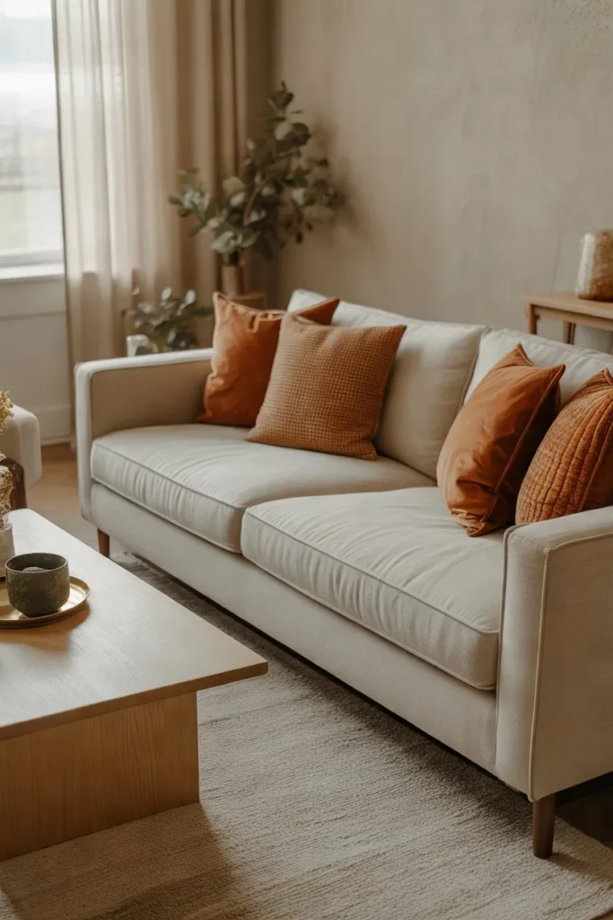 Rust Throw Pillows