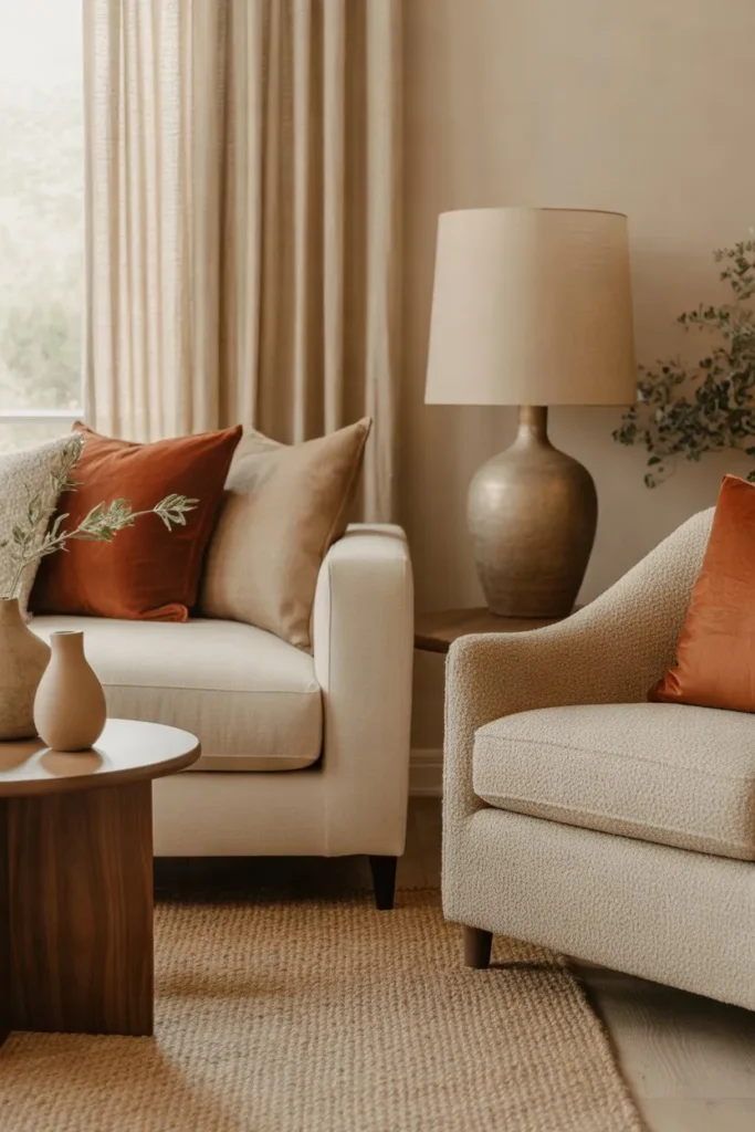 Rust and Beige Layers