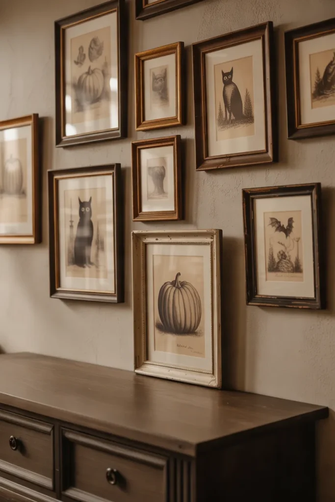 Sepia Halloween Prints