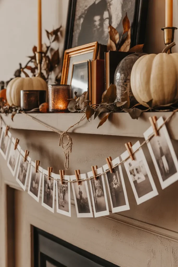 Sepia Photo Garland