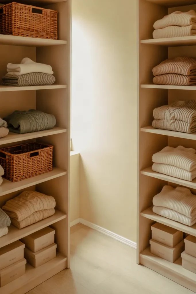Slim Closet Shelving