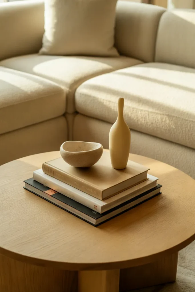 Stacked Coffee Table Books