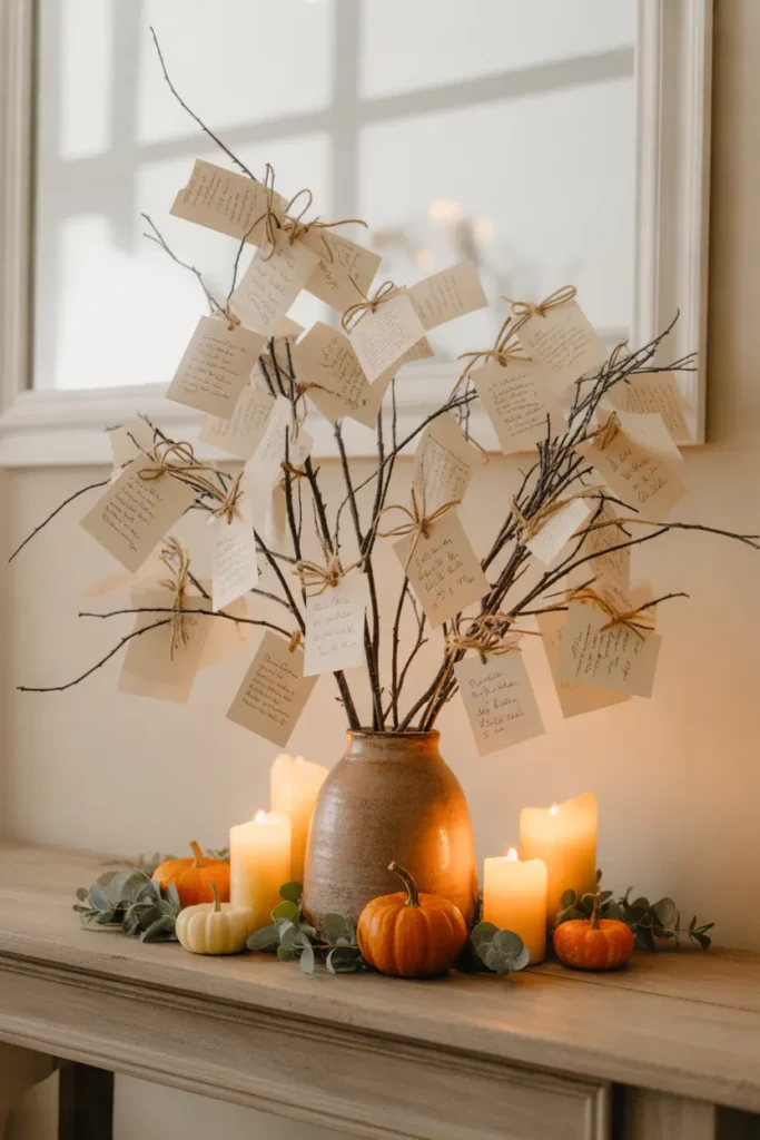 Thankful Tree Display