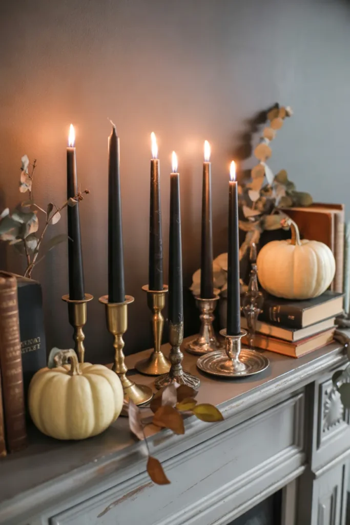Vintage Black Candles