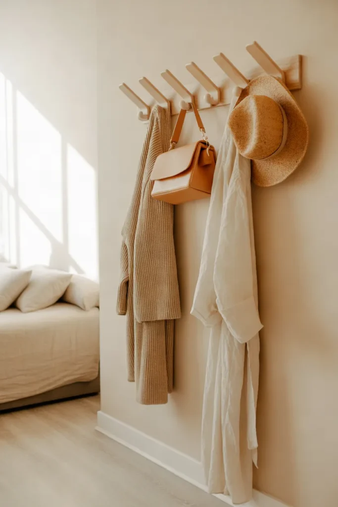 Wall-Mounted Clothing Hooks
