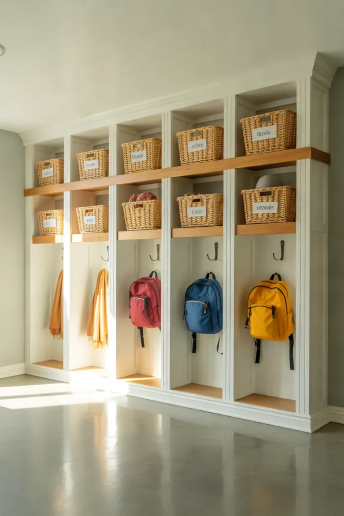 Wall-Mounted Cubbies