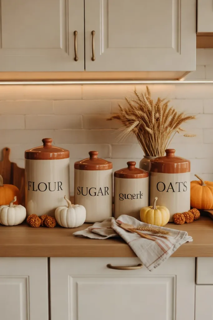 Warm Ceramic Canisters