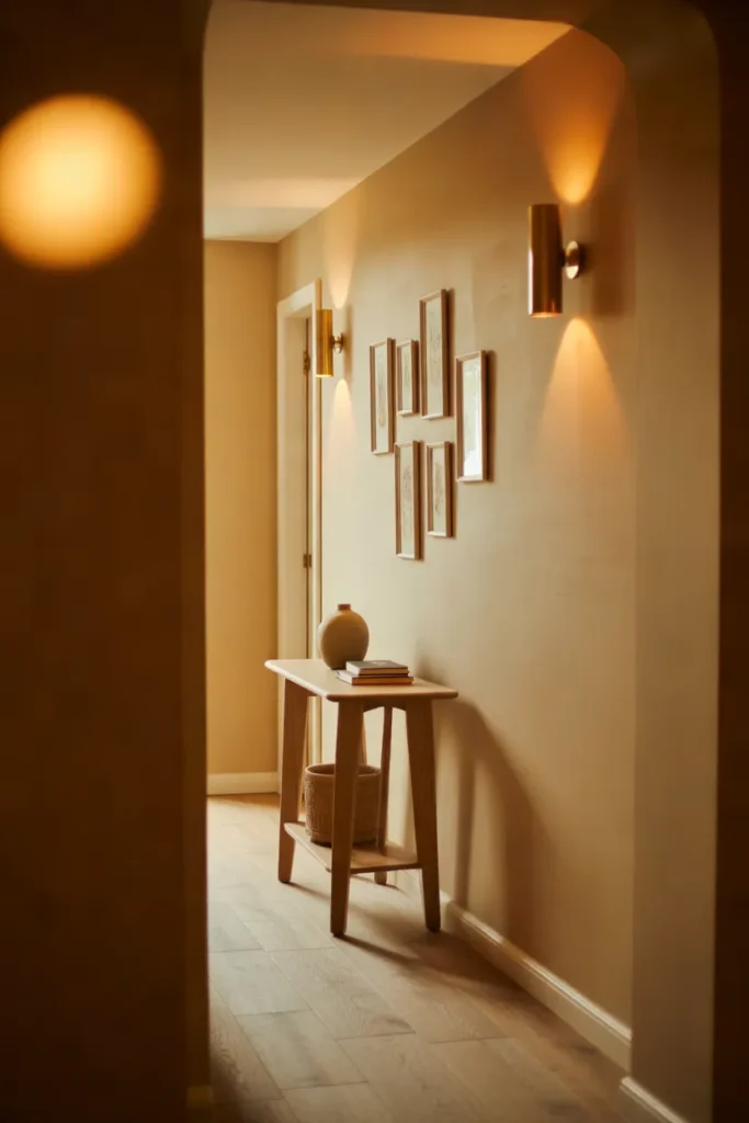 hallway lighting ideas Warm Wall Sconces