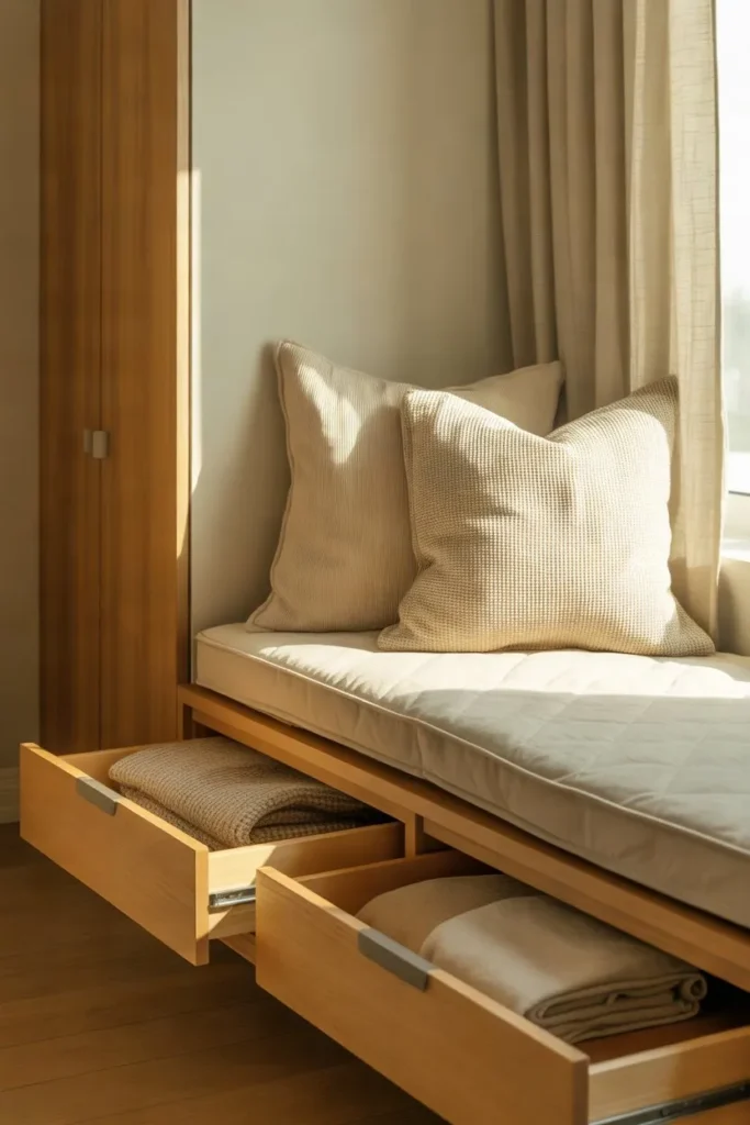 Window Seat Drawers