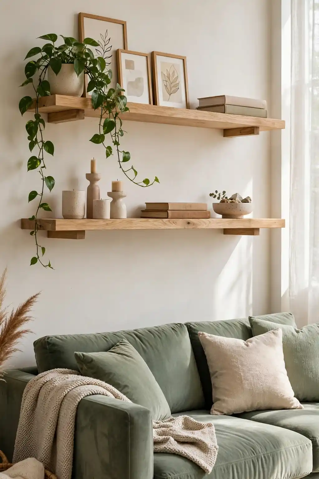 Floating Shelf Styling