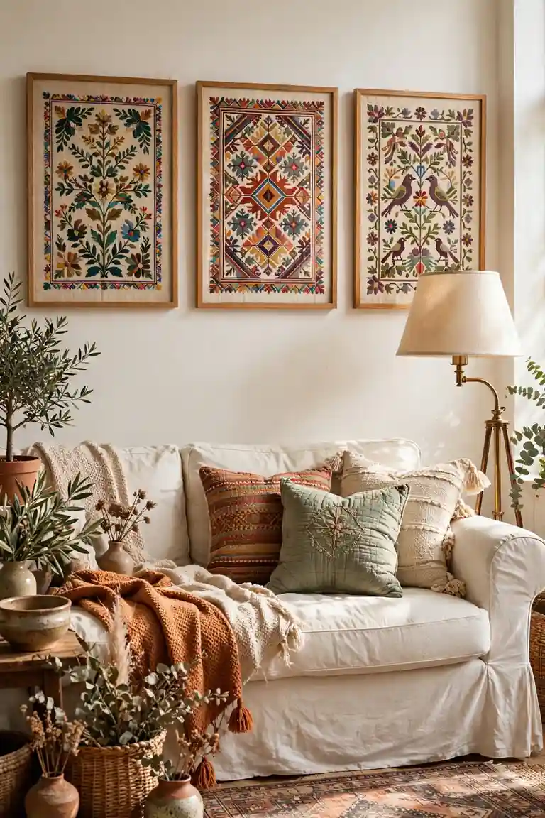 Framed Textile Art