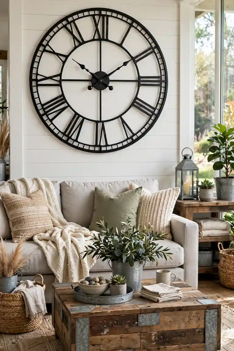Oversized Clock Feature