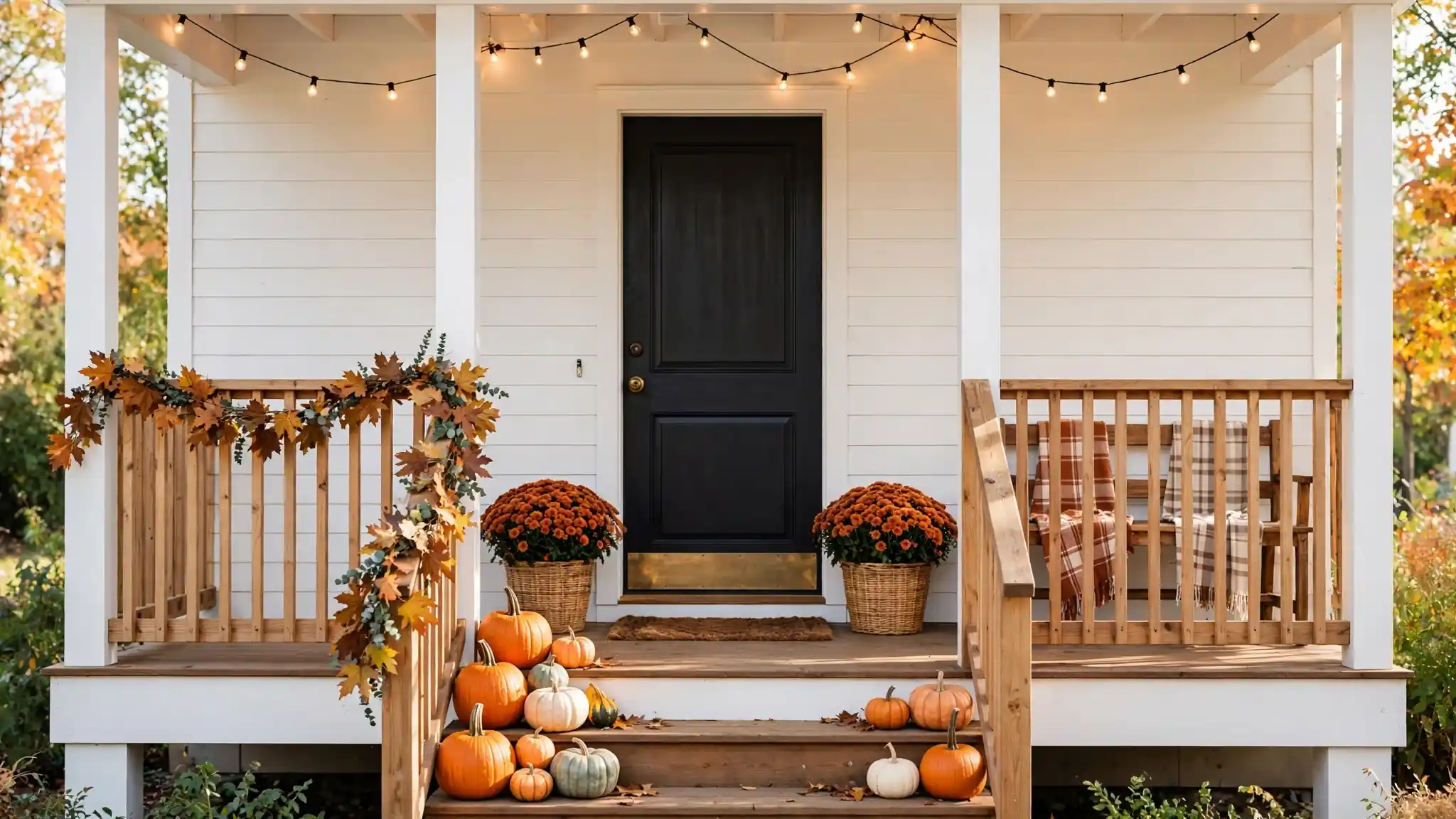 affordable fall porch styling ideas