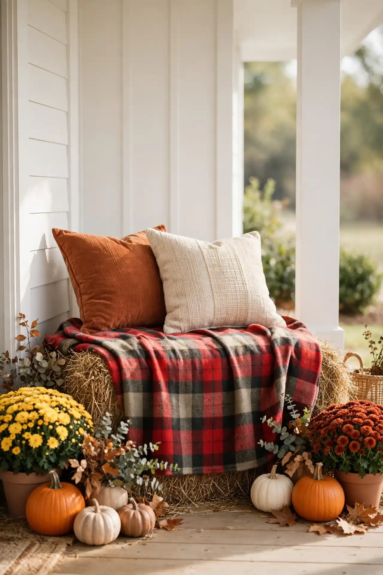 Hay Bale Seating