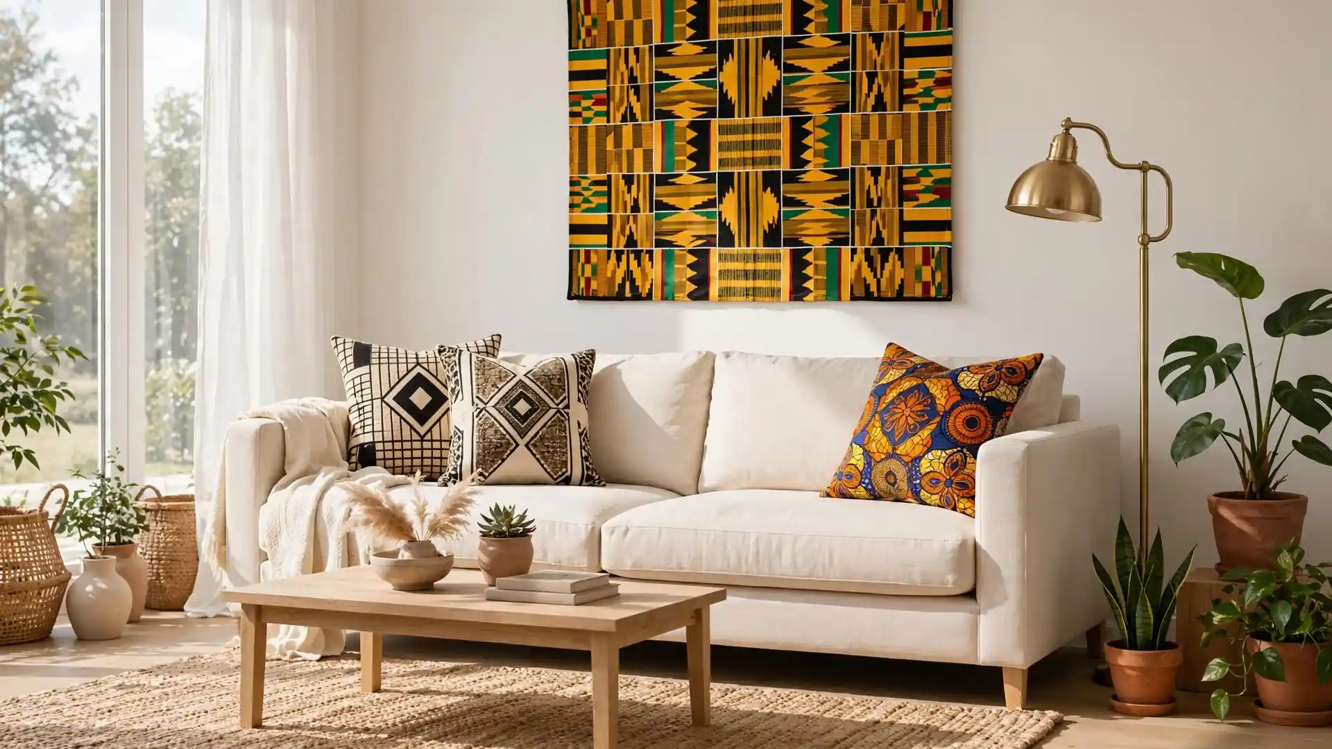 afro chic living room ideas