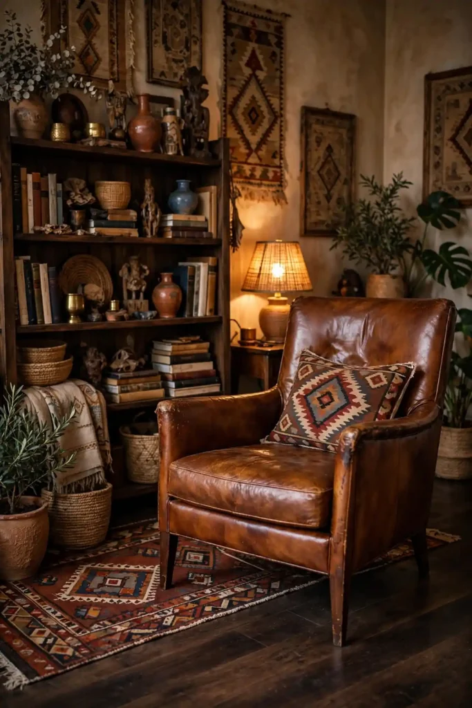 Leather Accent Chair