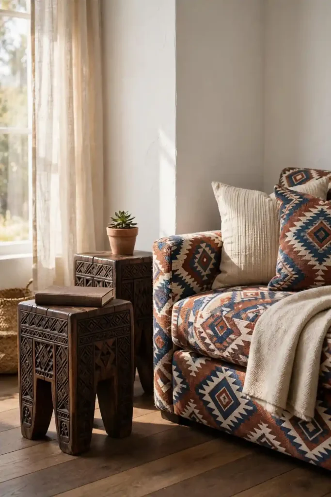 Carved Wood Stools