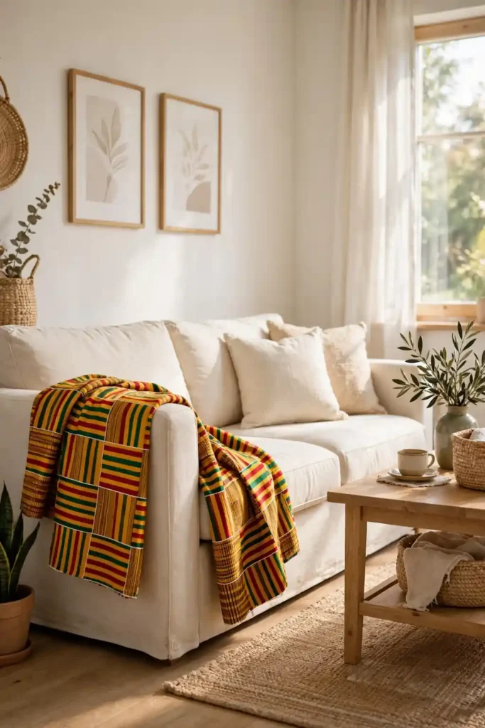 Kente Throw Blankets