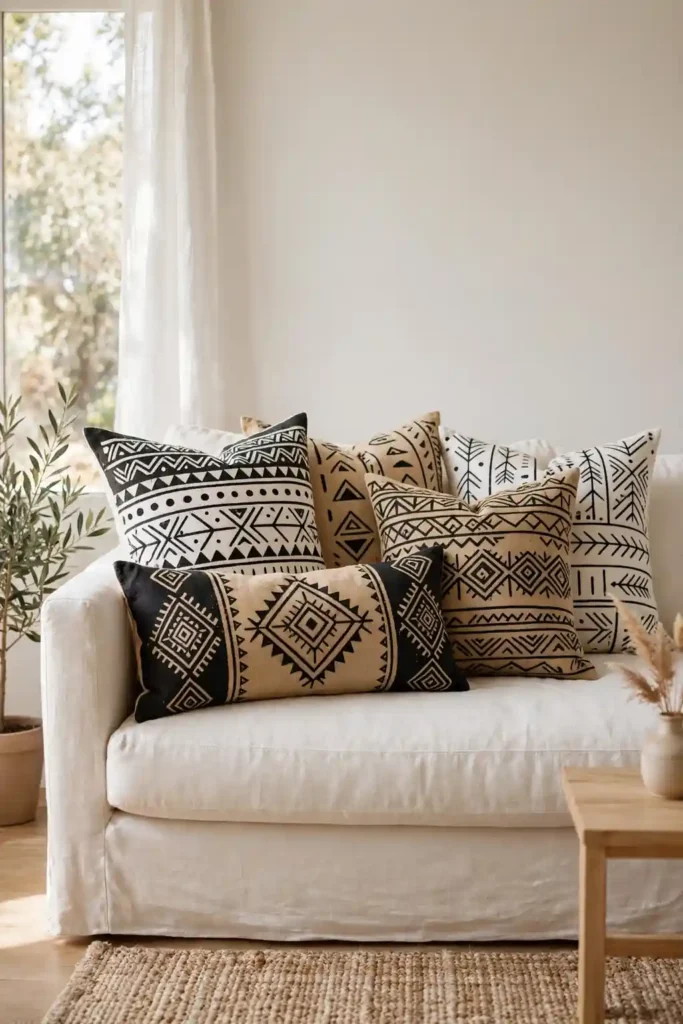 Mudcloth Pillow Layers