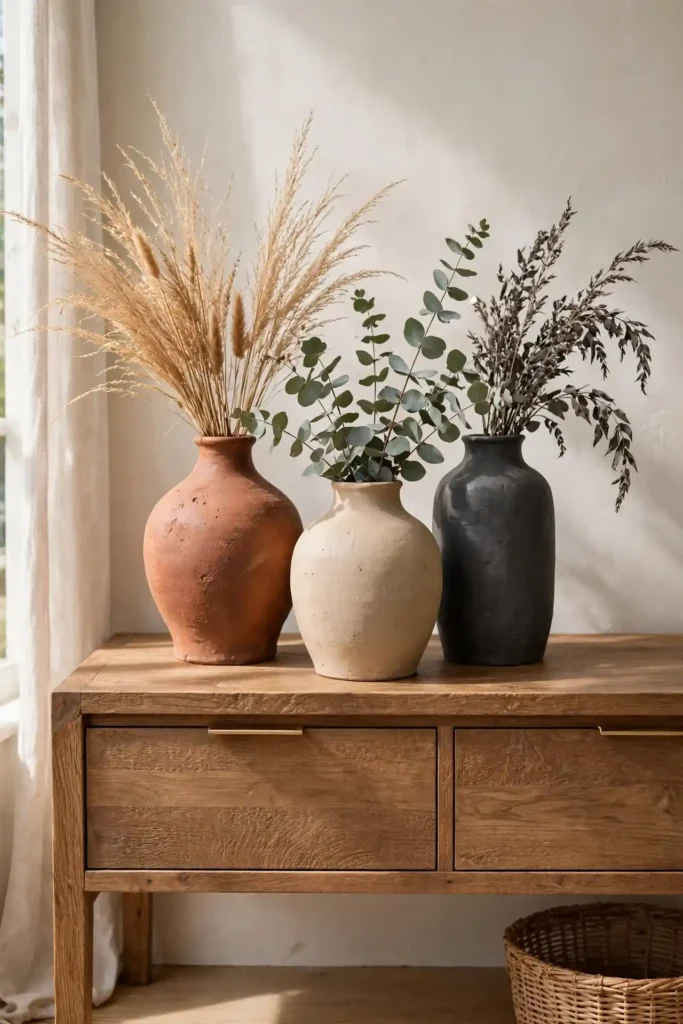 Earthy Ceramic Vases