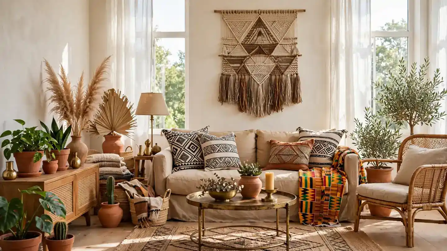 afrohemian home decor ideas