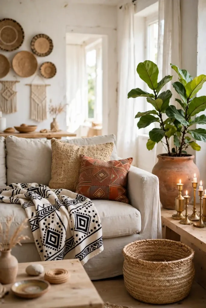 Fresh afrohemian home decor ideas