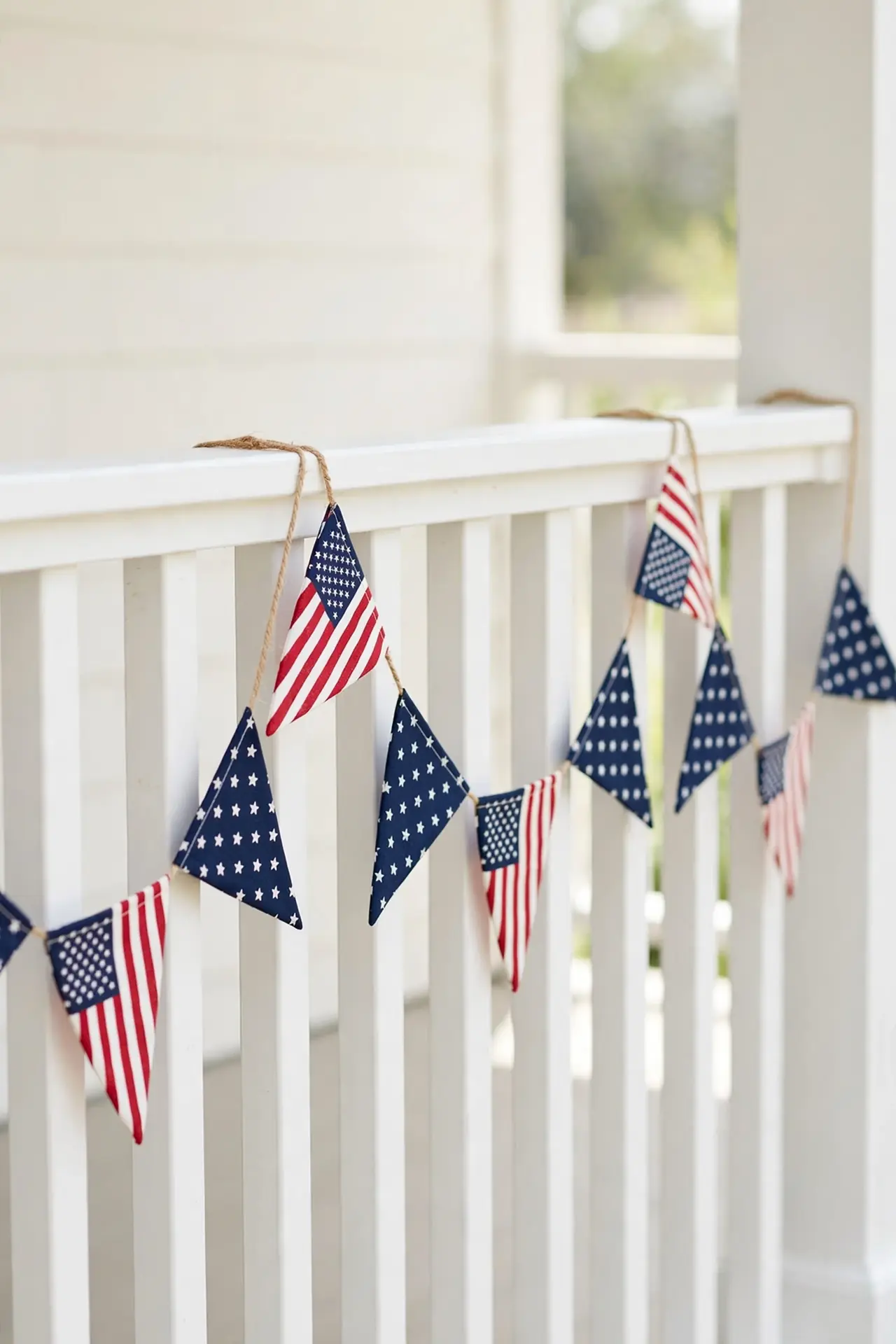 2. Wooden Flag Wreath