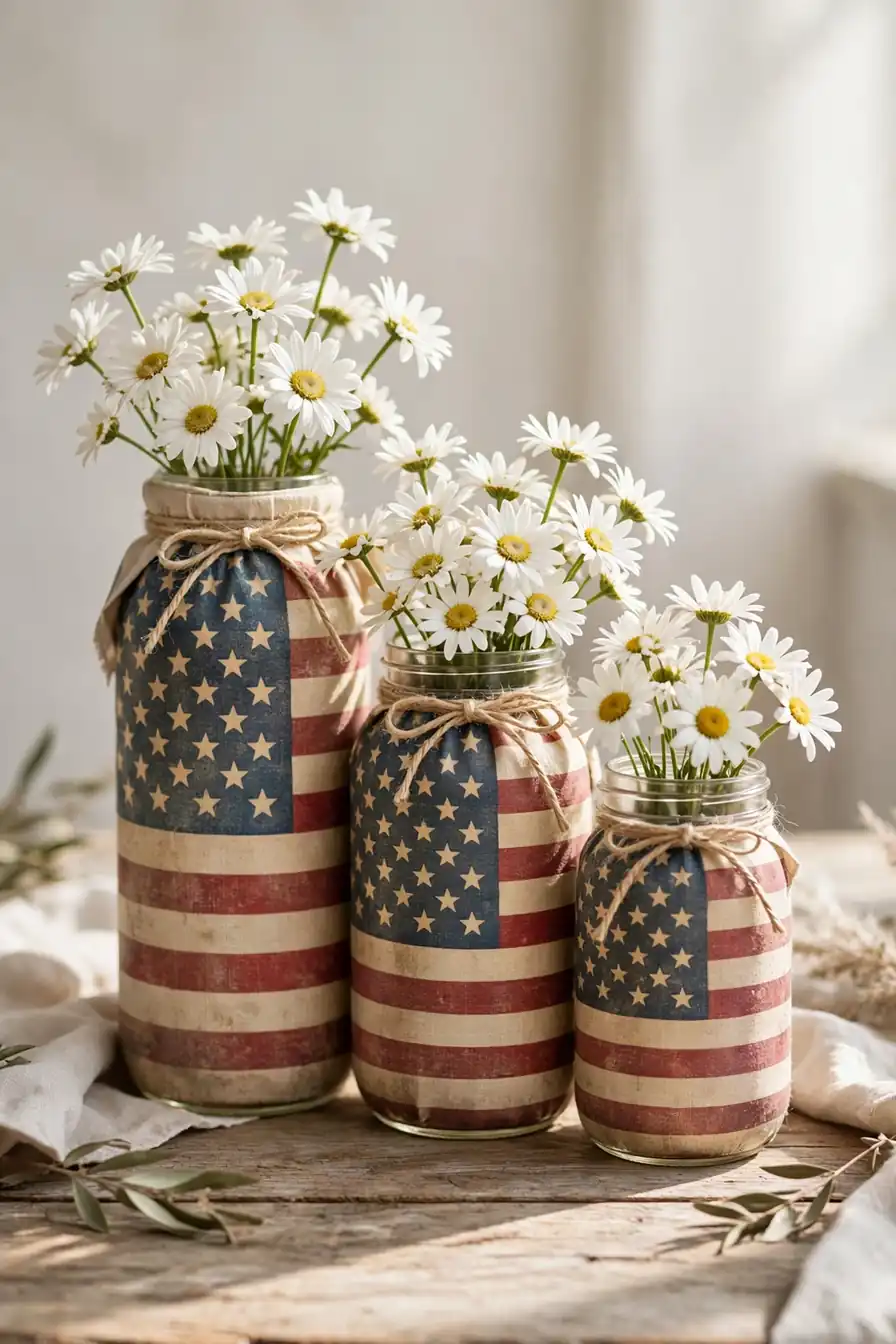4. Flag Throw Pillows