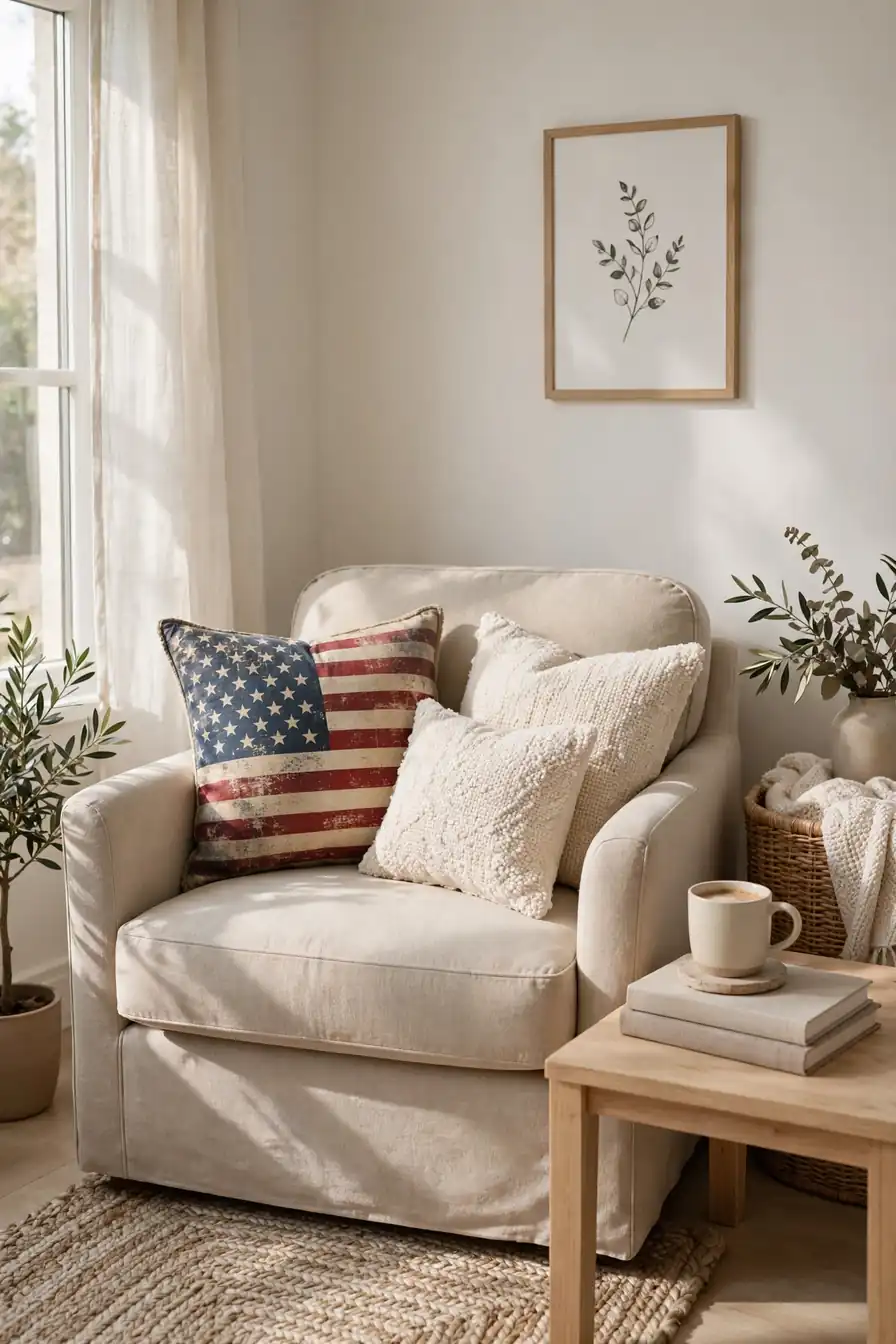 7. Vintage Flag Frames