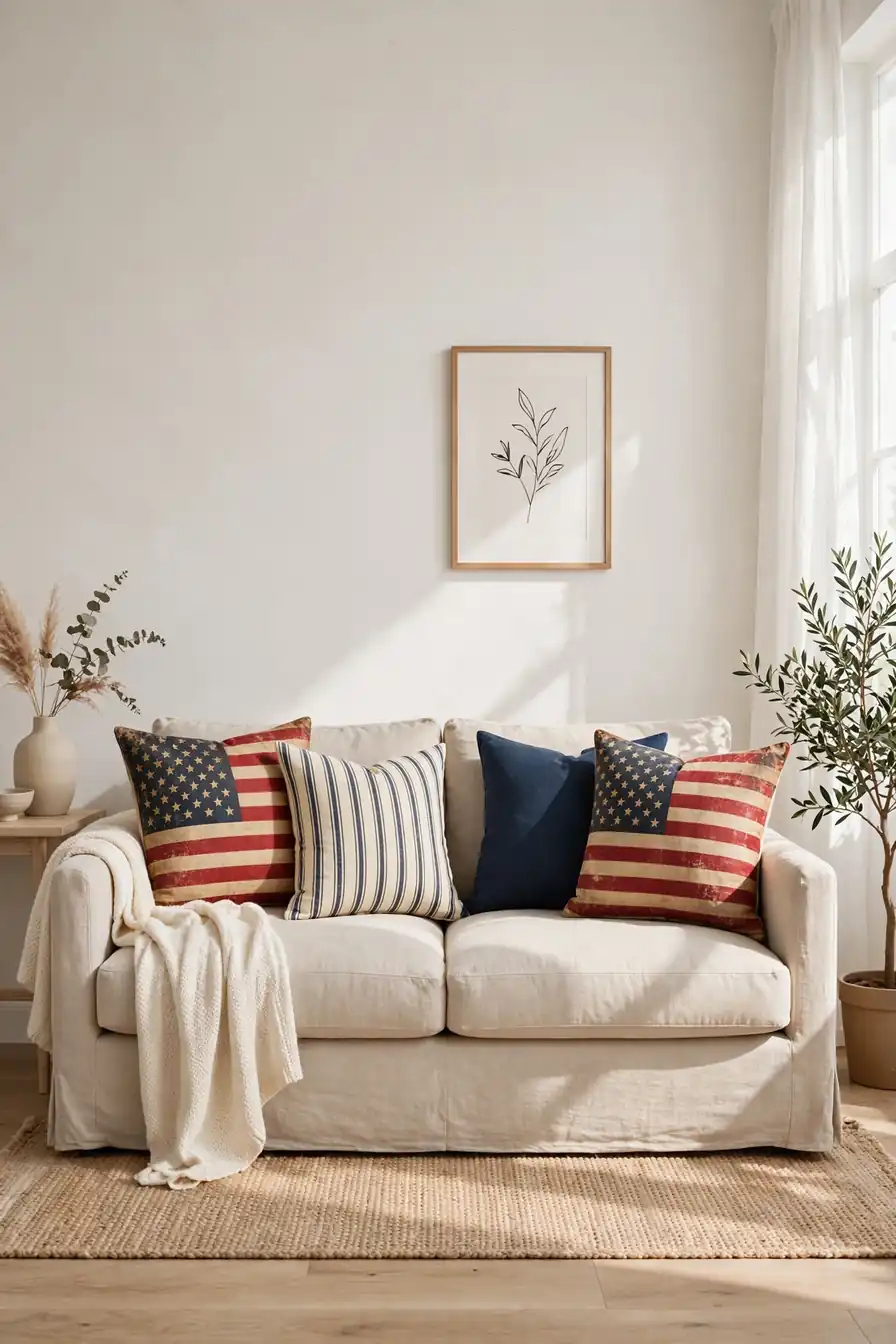 9. Striped Candle Holders