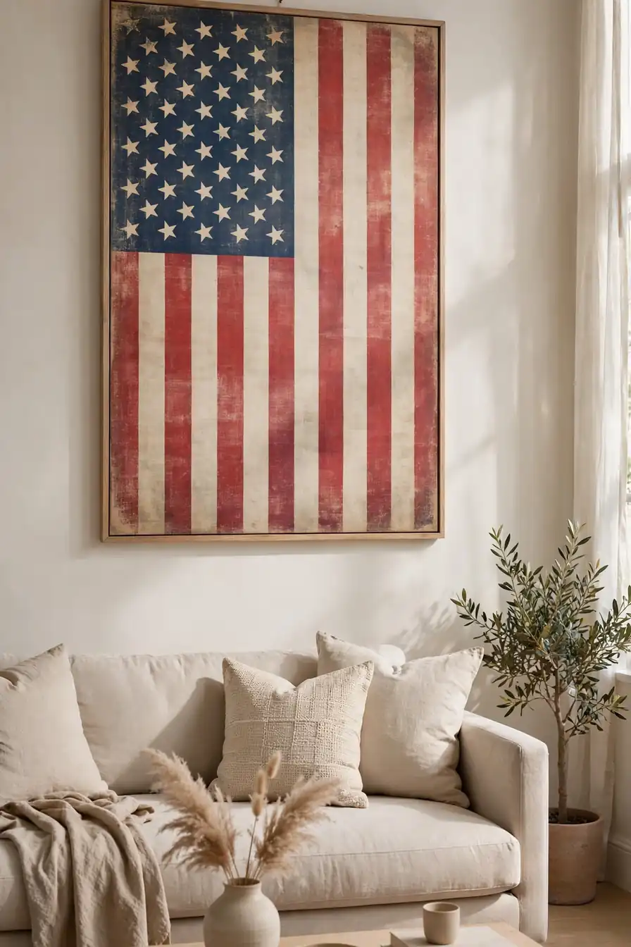10. Flag Wall Art