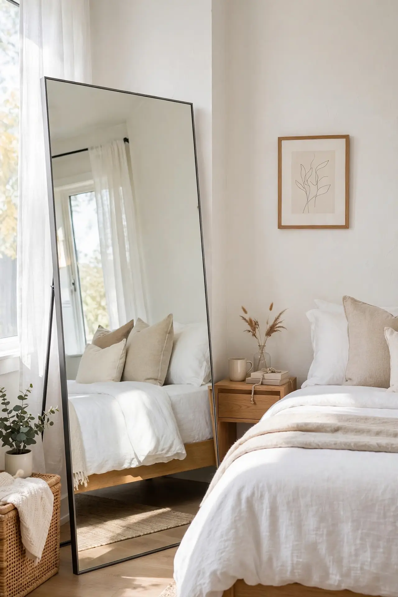 Leaning Mirror Style