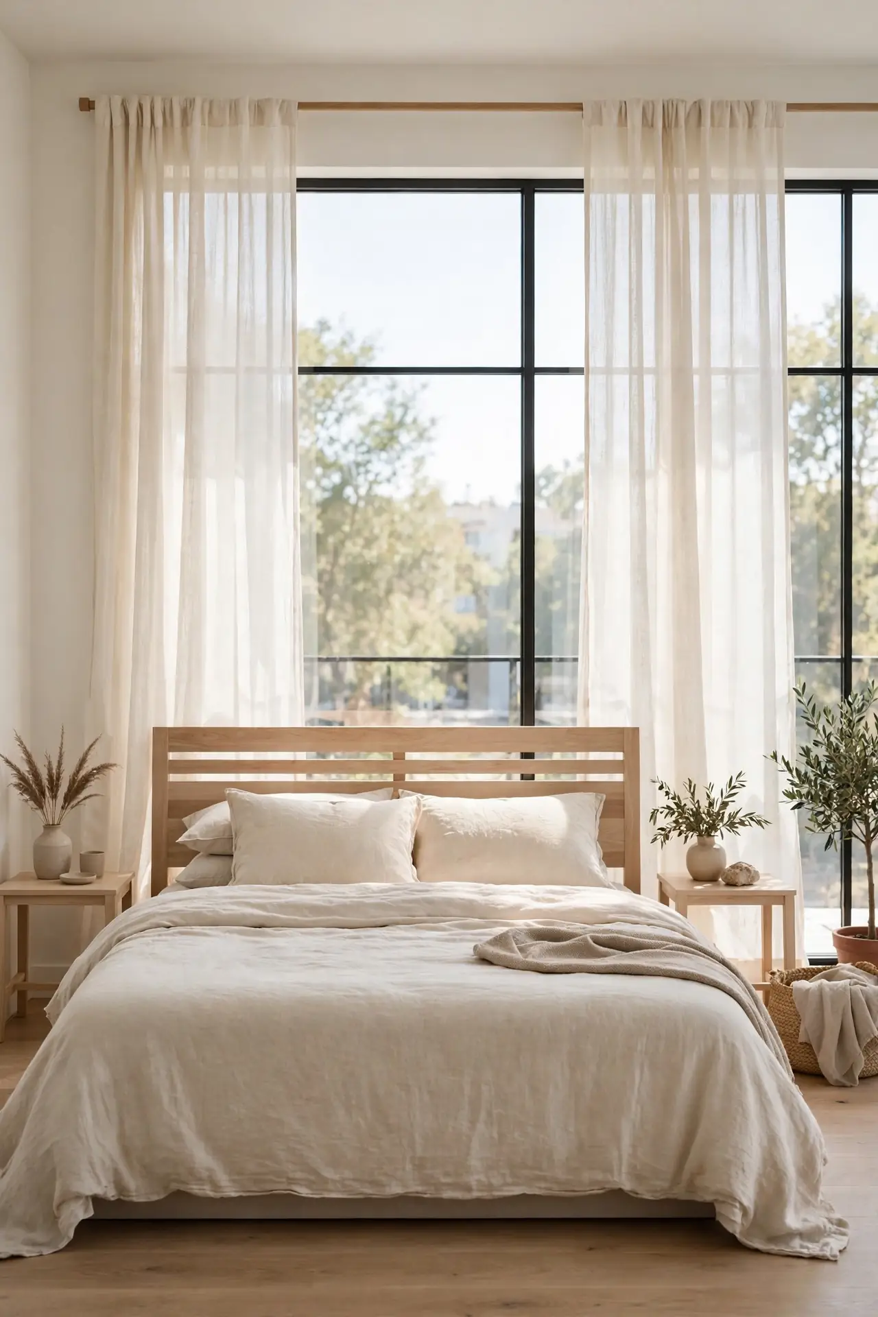 Bed Against Window