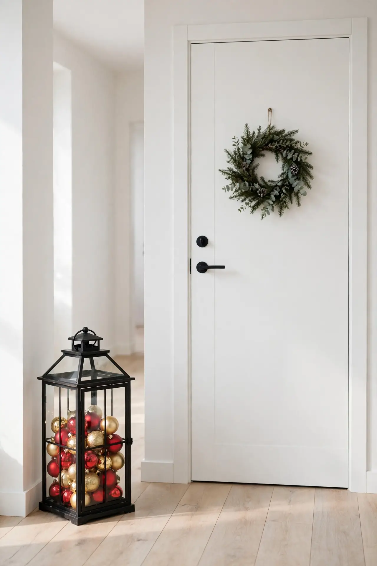 Ornament Filled Lantern