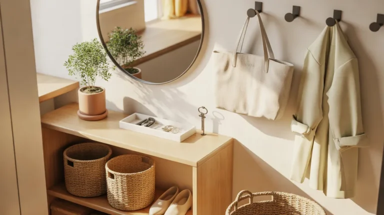 apartment entryway drop zone ideas