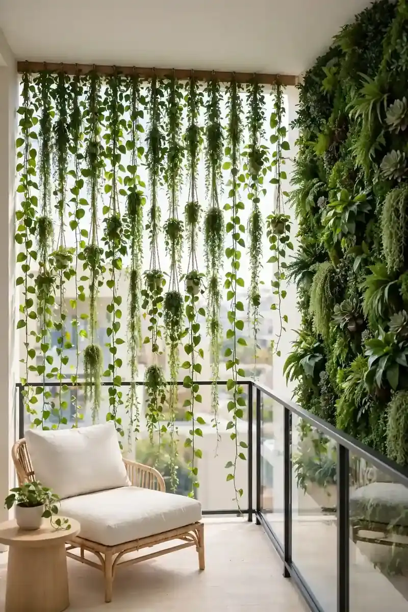 Hanging Plant Curtains