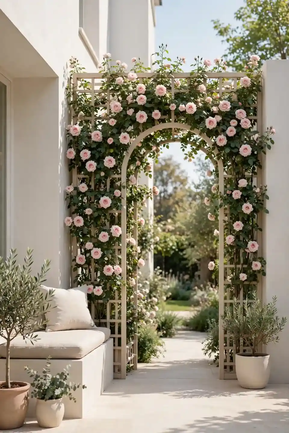 Privacy Trellis Arch