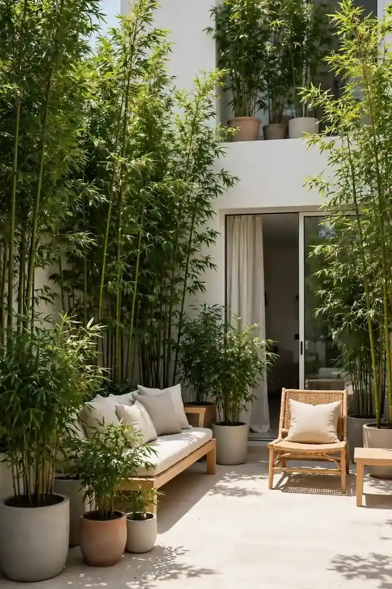Tall Bamboo Plants