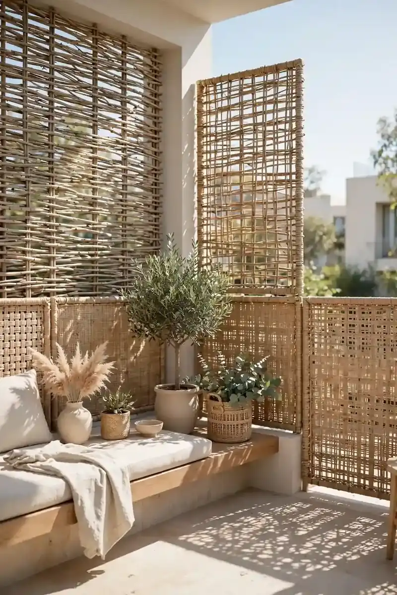 Woven Willow Screens