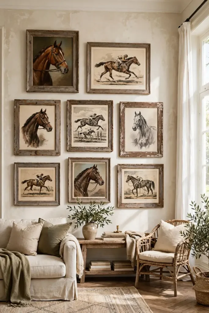 Equestrian Art Display