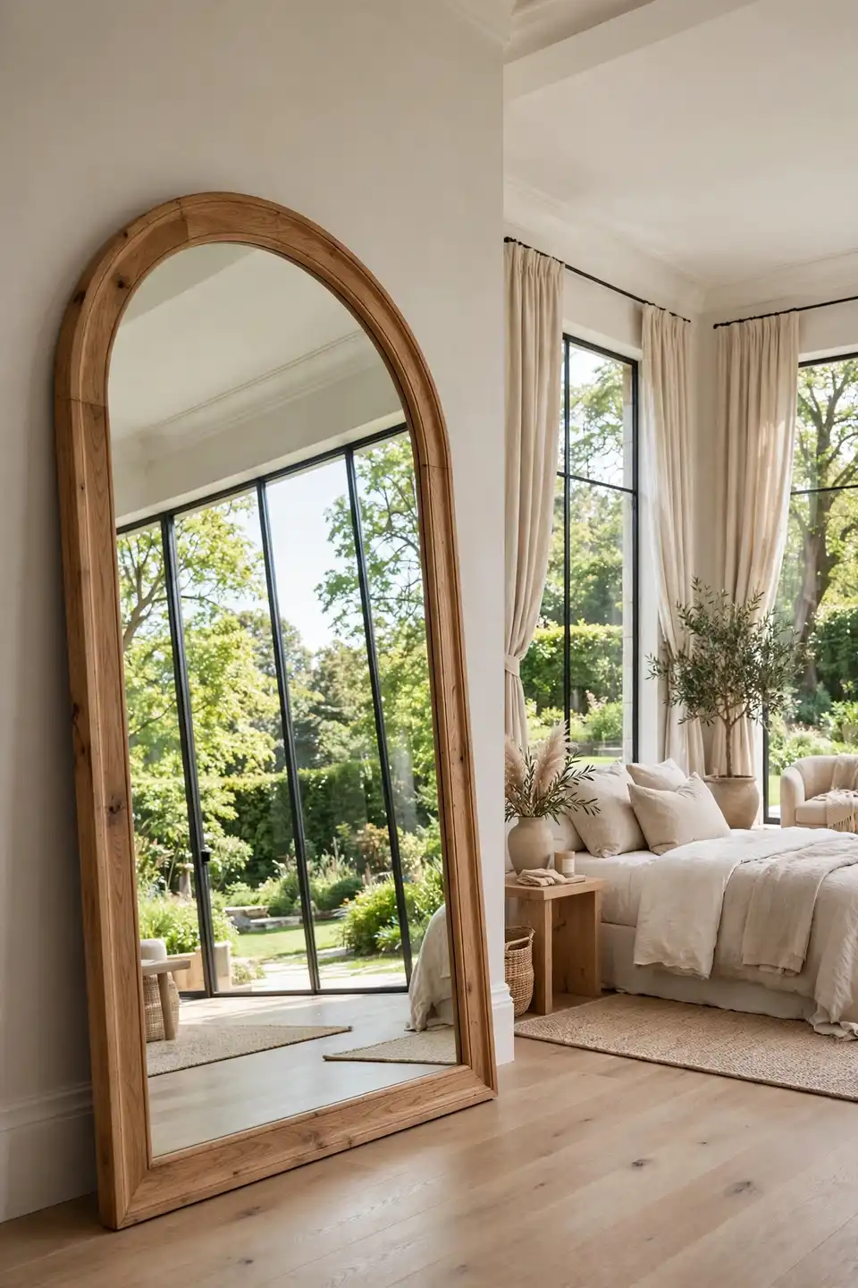 Oversized Bedroom Arches