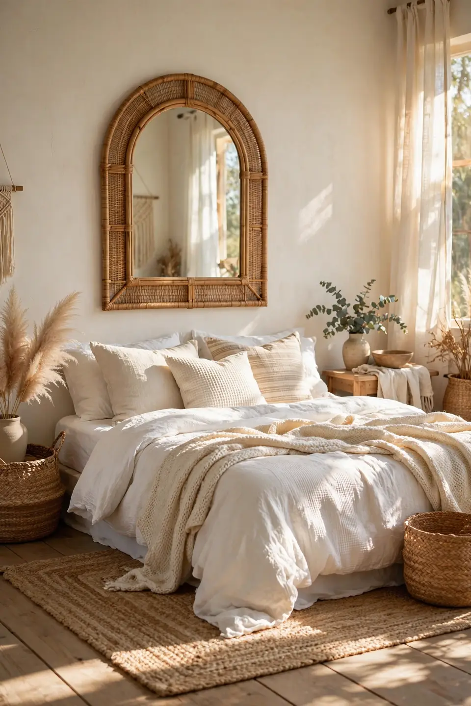 Rattan Border Mirrors