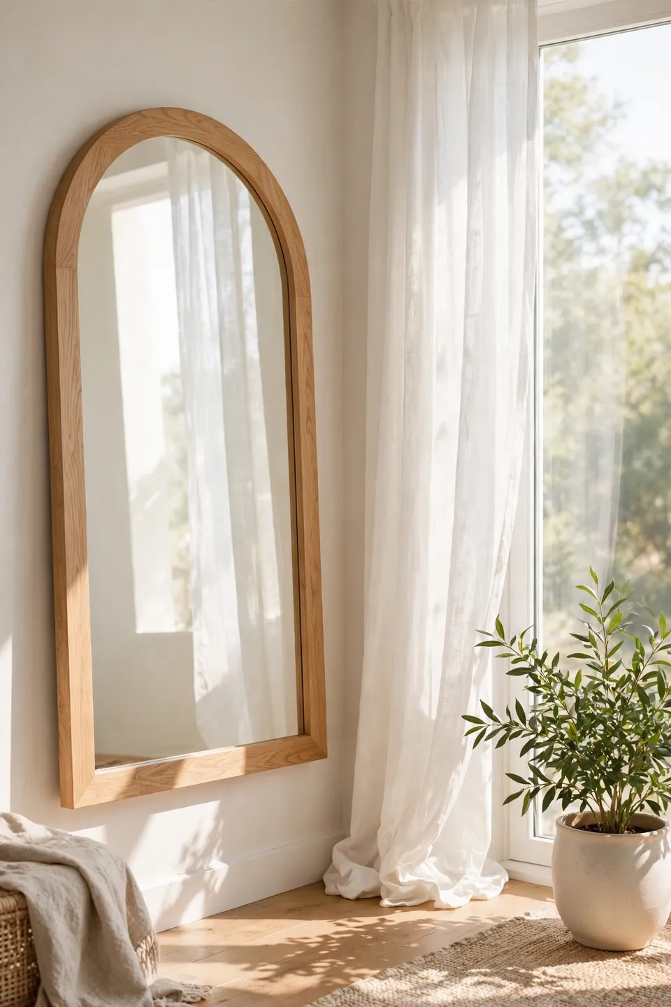 Sunlit Corner Mirrors