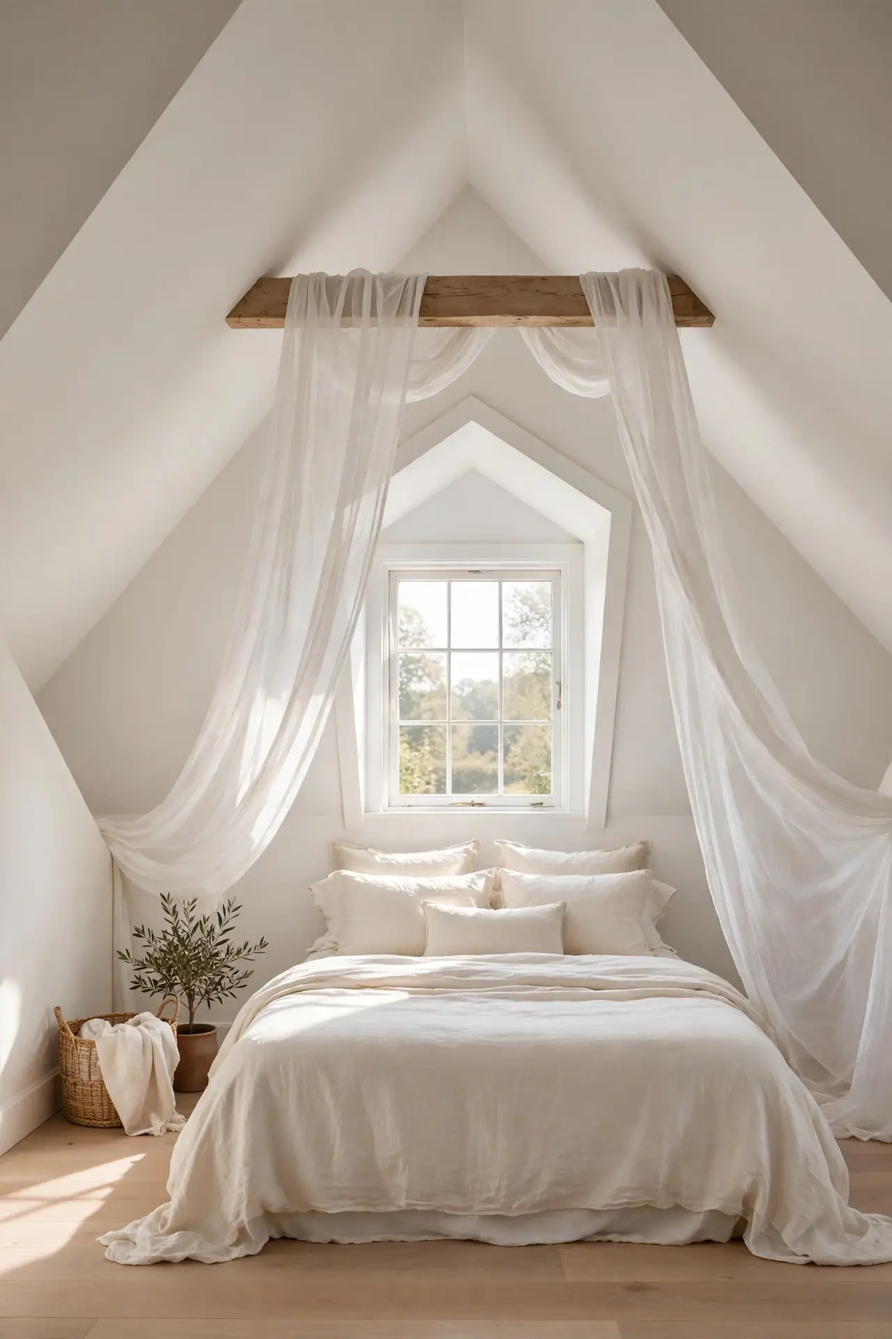 Linen Canopy Drapes