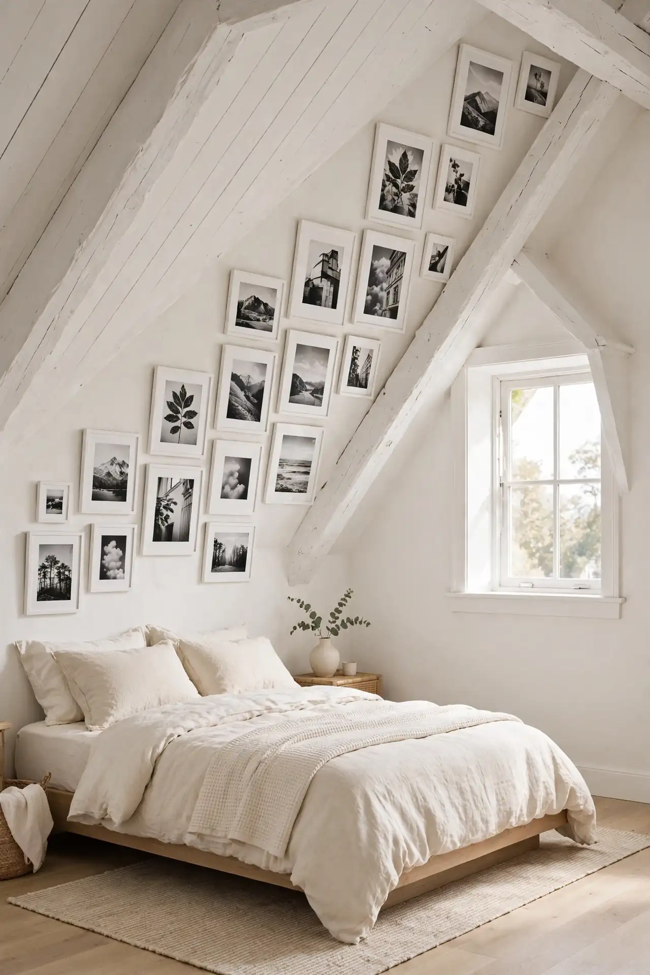 Sloped Gallery Wall